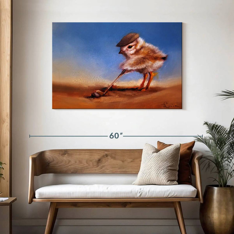 Birdie Shot, 30" H x 45" W