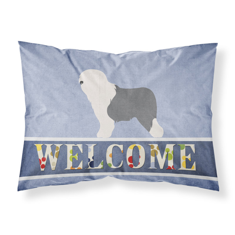 Taie d’oreiller welcome, Berger anglais ancestral (Bobtail)