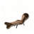 Upholstered Foldable Chaise Lounge with sturdy legs