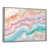 Impression dans un cadre flottant sans passe-parto