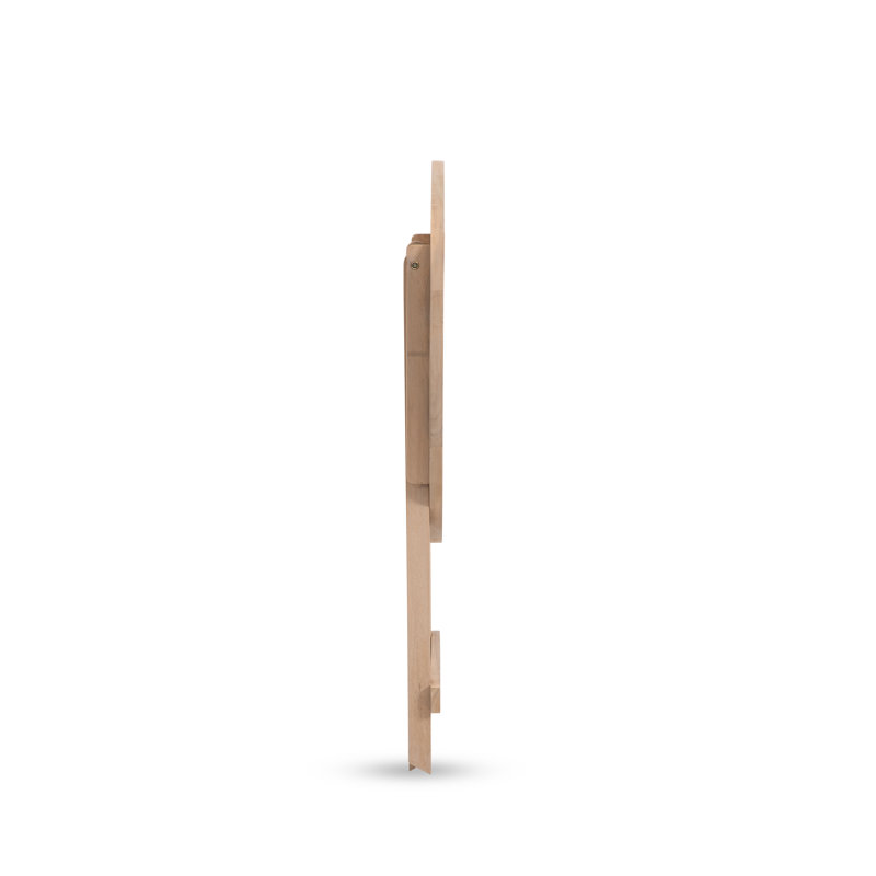 Ensemble bistro 3 pièces en bois massif pliant pour l'extérieur, Whitewash