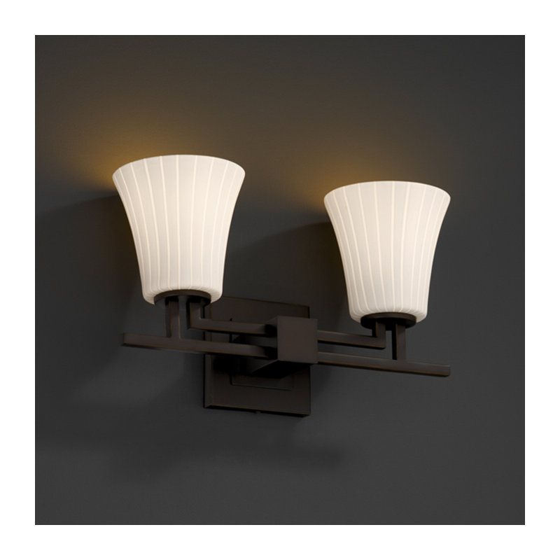 Arfaan 2 - Light Vanity Light, Ribbon, Nickel