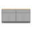 66" Double Bathroom Vanity Base Only-106891029