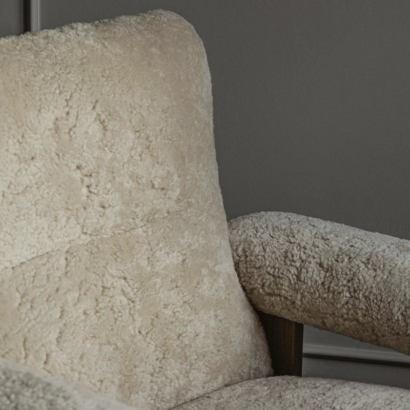 Brasilia Boucle Chair, Sheepskin Nature, Natural Oak
