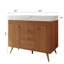 Meuble-lavabo autoportant moderne 36 po avec plateau en pierre frittée-8778382-8778377