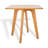 Jesiel Extendable Solid Wood Base Dining Table