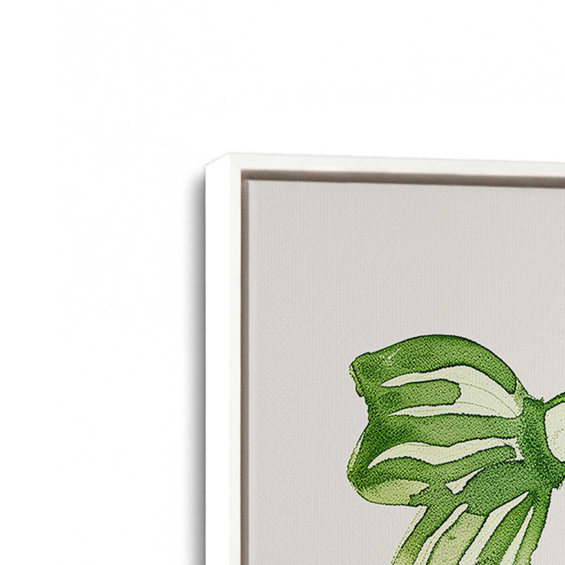 «Tinsel Ribbons of Joy», reproduction d'art sur toile, H 48,75 po x l 32,75 po, Blanc opaque