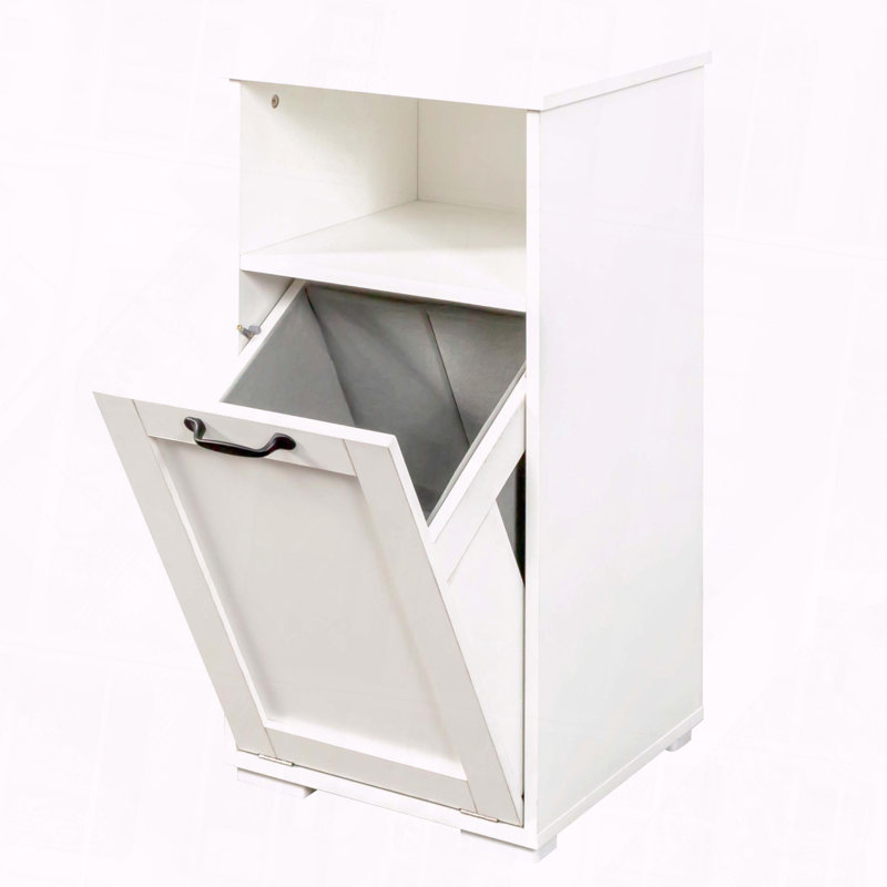 Armoire à linge Sacs à doublure amovibles Tablettes ouvertes compactes Conception classique pratique