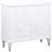 Angus White 2-Door Mandala Accent Cabinet Distressed
