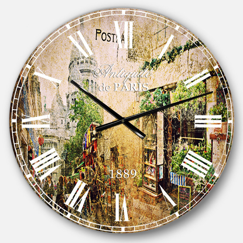 Horloge murale Swigart, Moyen