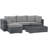 Modway Summon 5-pc Outdoor Patio Sectional Set With Sunbrella Cushions in Canvas-38631789