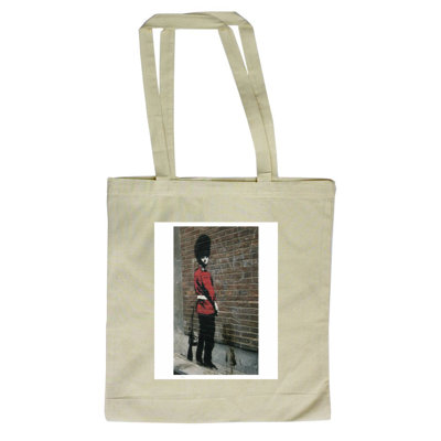 Pissing Soldier Tote Bag