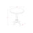 3 Piece Counter Height Dining Table Set Contains a Round Wooden Table with Pedestal and 2 Kitchen Dining Chairs, Buttermilk & Cherry-1157890556-1136093202-1280078625