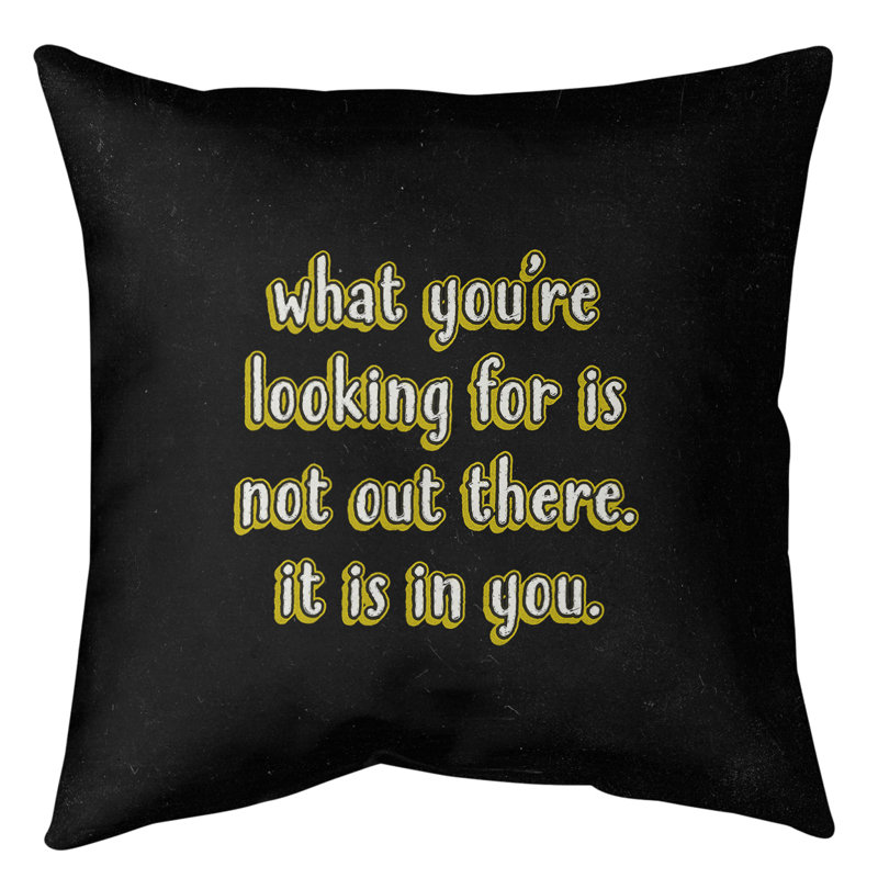 Floor Pillow, 40" x 40", Yellow