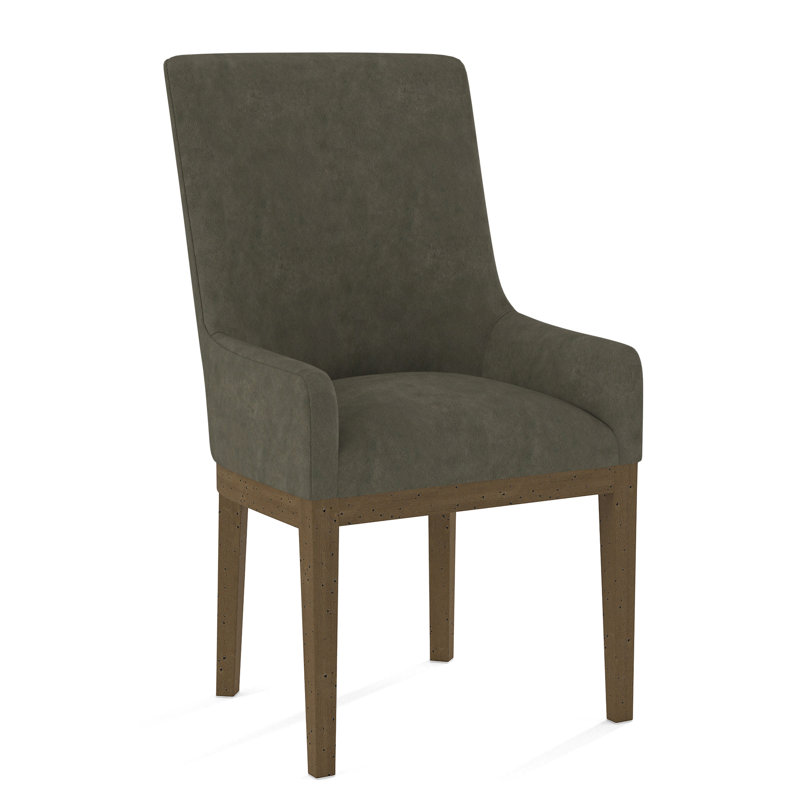 Upholstered Arm Chair, Nutmeg, Applause Archway Grey