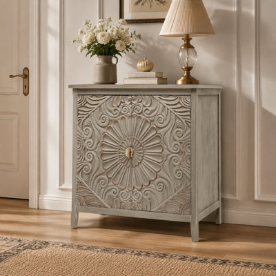 Two-Door Cabinet for American-Style Decor, Suitable for Bedroom, Living Room, and Study, Offering Ample Storage Space