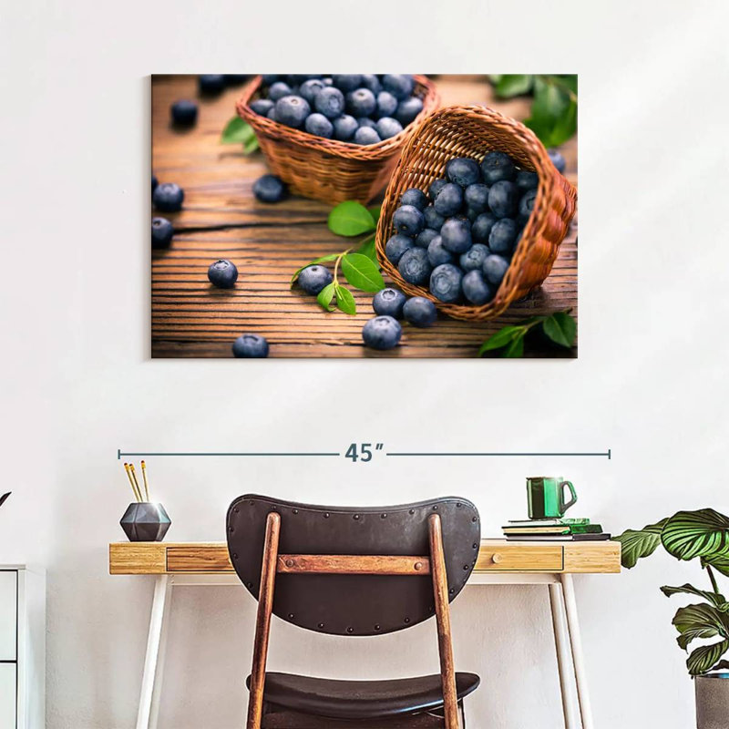 Yarlin Blueberries, 26" H x 39" W