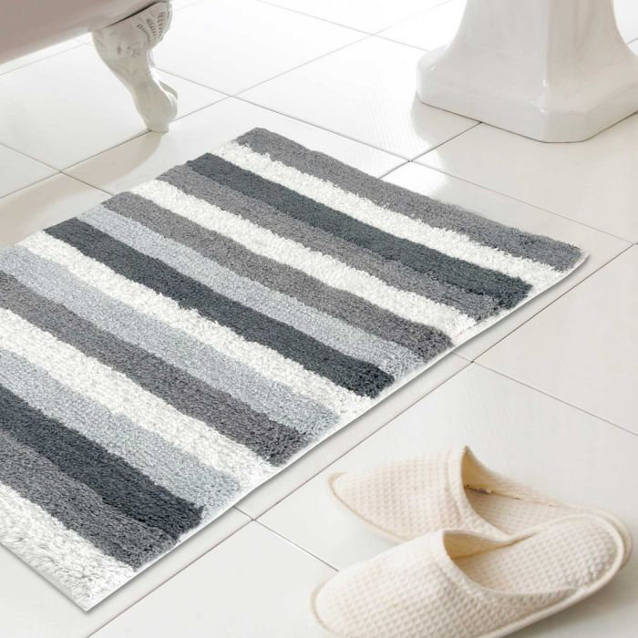 Ludwog Bath Mat, Grey