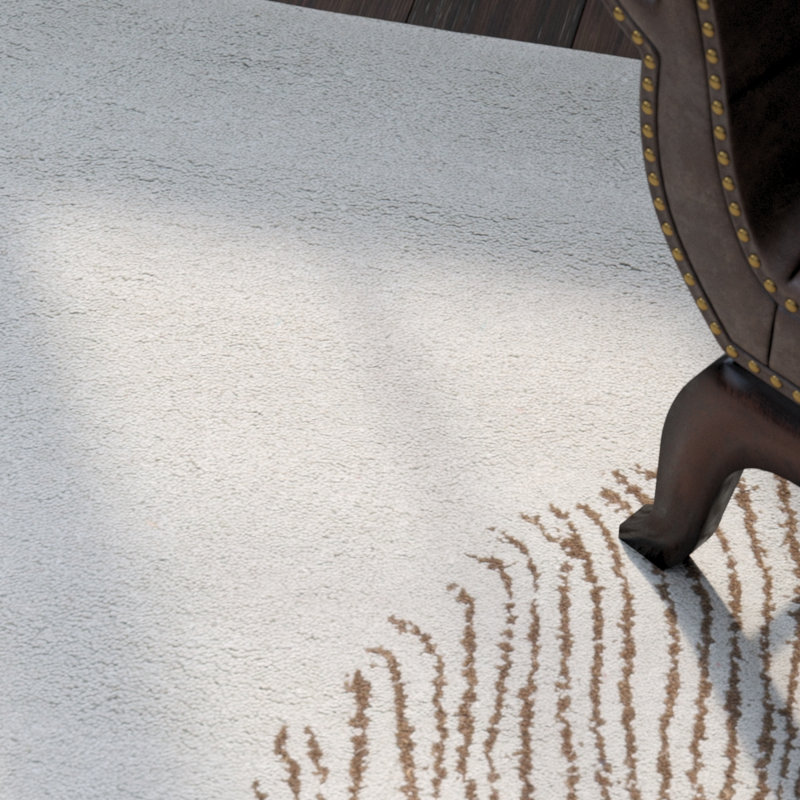 Nonia Hand Tufted Wool And Viscose Rug, Rectangle 2'6" x 4'