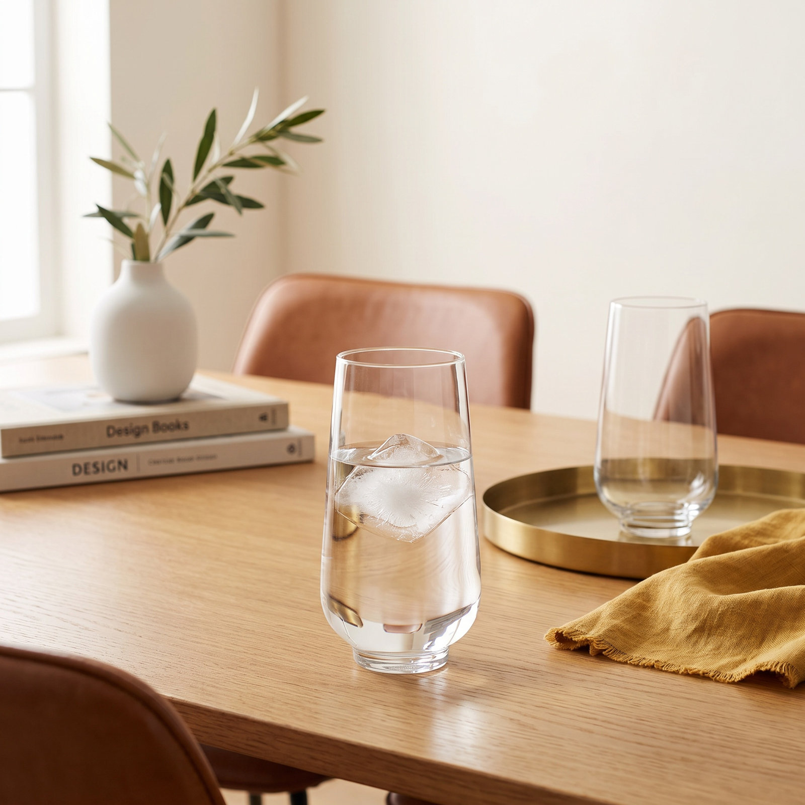 Hepburn Crystal Drinking Glass