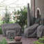 Jaylon Water Resistant Patio Table Cover with 2 Year Limited Warranty