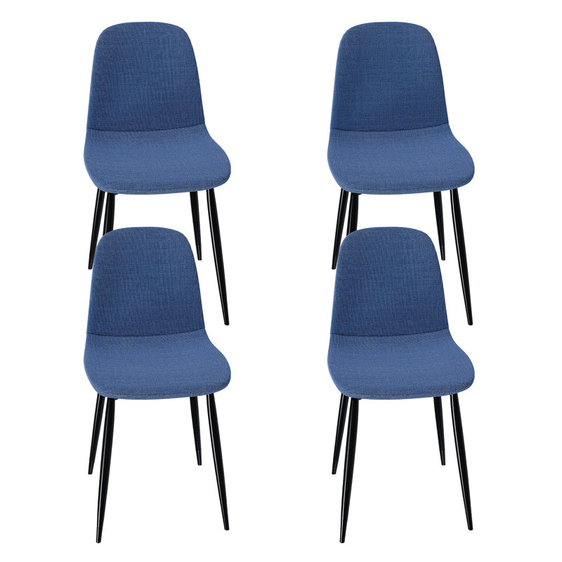 Chaises de salle à manger Modern, Bleu