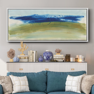 Mirages I- Framed Canvas