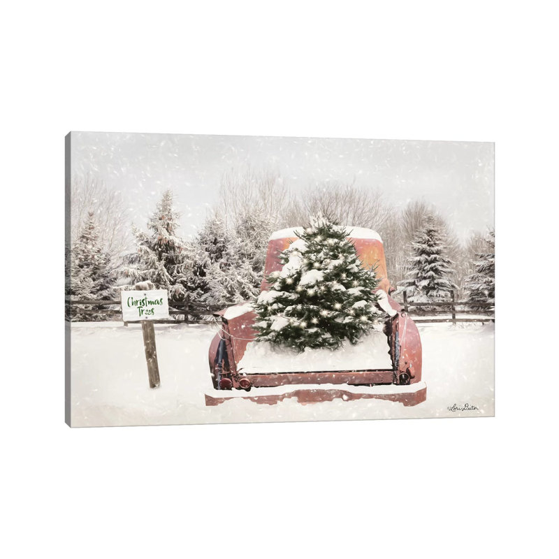Rustic Christmas Trees by Lori Deiter - Wrapped Canvas Print, 66.04 cm H x 45.72 cm W x 1.91 cm D