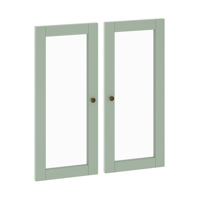 Ensemble de garde-manger modulaire 100% bois massif Bryanty, Sauge