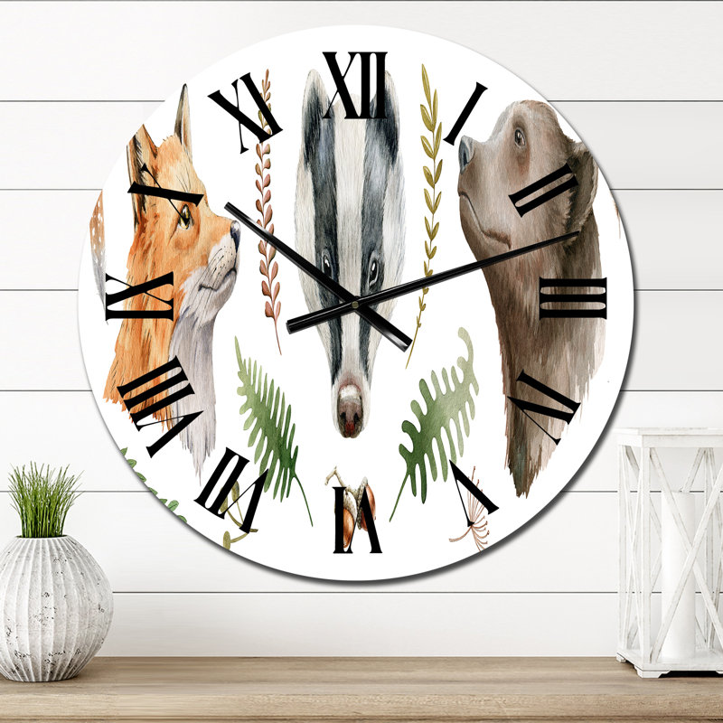Horloge murale surdimensionnée, Moyen