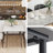 Annagh Stone Top Metal Base Dining Table-268855629-268854960