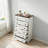 Modern 6-drawer Dresser - Wood Storage Chest For Bedroom/living Room/hallway，white-314758964