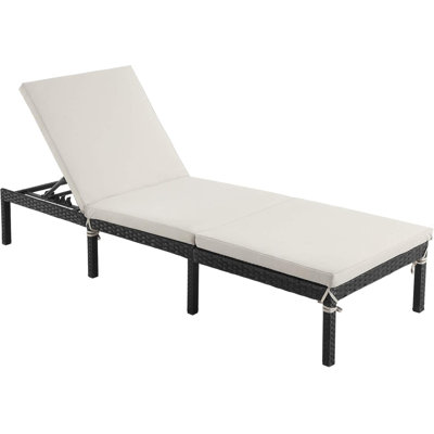 Breely 198cm Long Reclining Single Chaise with Cushions