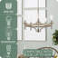Lustre classique à 5 lumières de style bougie Nordmeyer