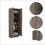 Armoire de rangement à deux portes Virginia, cinq tablettes