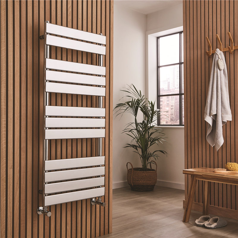 Clifton Heated Towel Rails, 120cm H x 50cm W x 8.8cm D