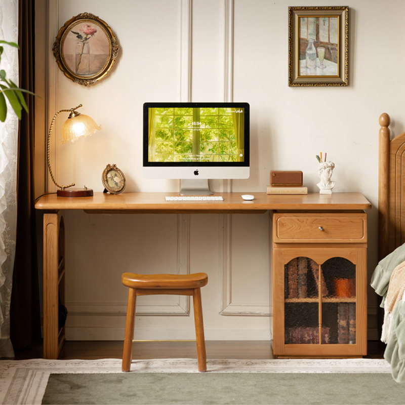 Magnifique bureau fonctionnel avec rangement, H 29,52 po x l 62,99 po x P 23,62 po
