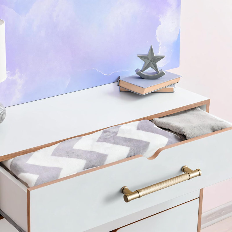 Paquet de 6 poignées de tiroir pour armoires, quincaillerie de cuisine moderne de qualité supérieure pour armoire-penderie, fixation centre-centre