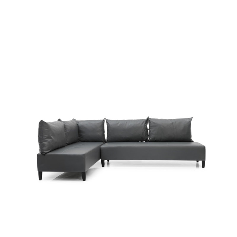 Canapé modulaire rembourré en métal Vynil Hardin