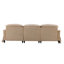 Canapé modulaire extensible en chenille, canapé en bois moderne en L pour la maison