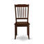 L'ensemble de 3 tables de salle à manger modernes comprend une table ronde en bois avec piédestal et 2 chaises de salle à manger, 30 x 30 pouces, acajou-1050342983-1050342982-1050342977