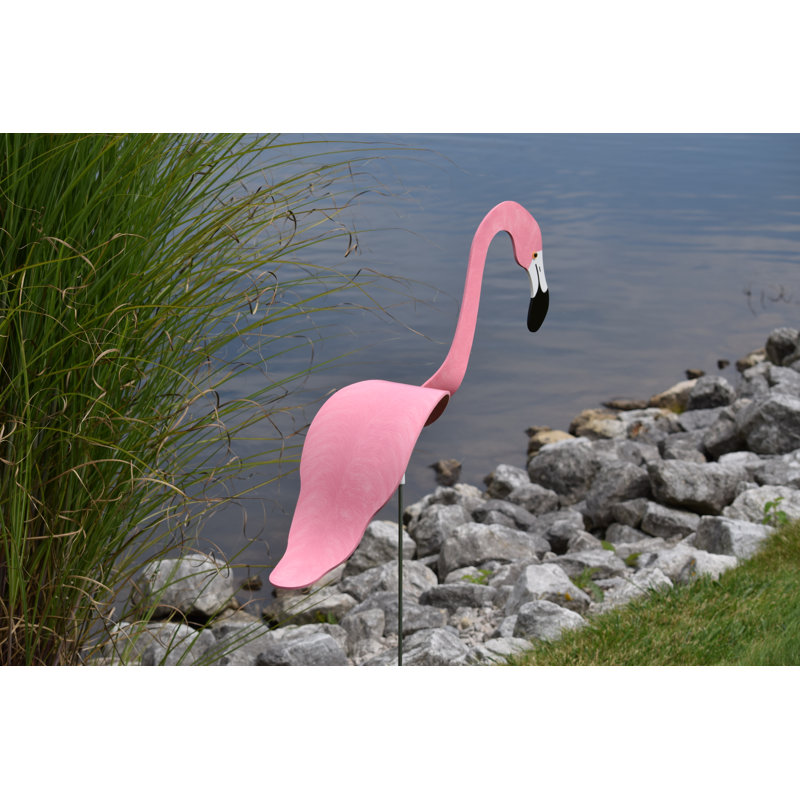 Art de jardin Emersyn Kelly Flamingo, Rose