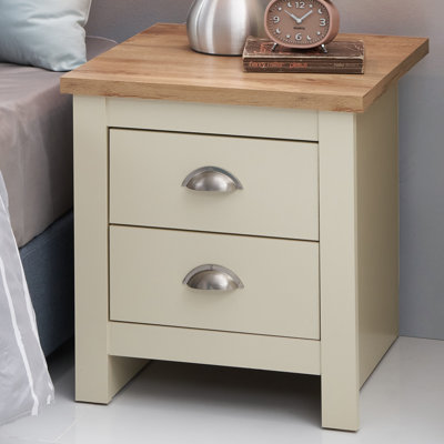 Aquitaine 45cm W Manufactured Wood Bedside Table