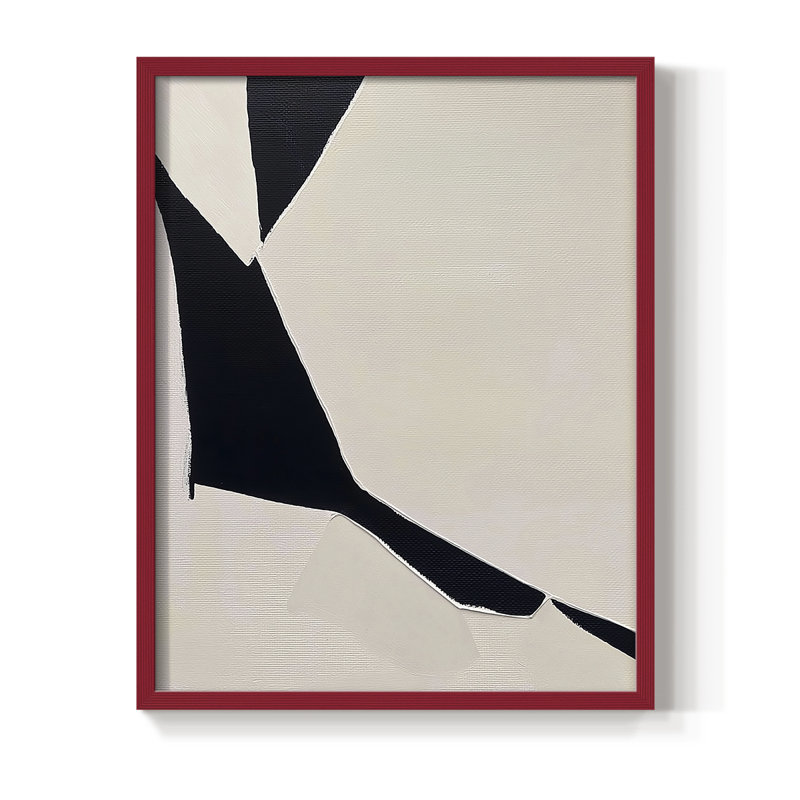 «ABSTRACT Series DCXLI», H 11 po x l 9 po, Rouge