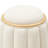 Camellia Field Round Accent Bench - Caramel