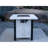 50000btu Outdoor Patio Fire Pit Heater, 25" H, Creamy White, Fiberglass Iron, Stable, Charcoal Grain Appearance Heater , 50000 , And Rust-, Look