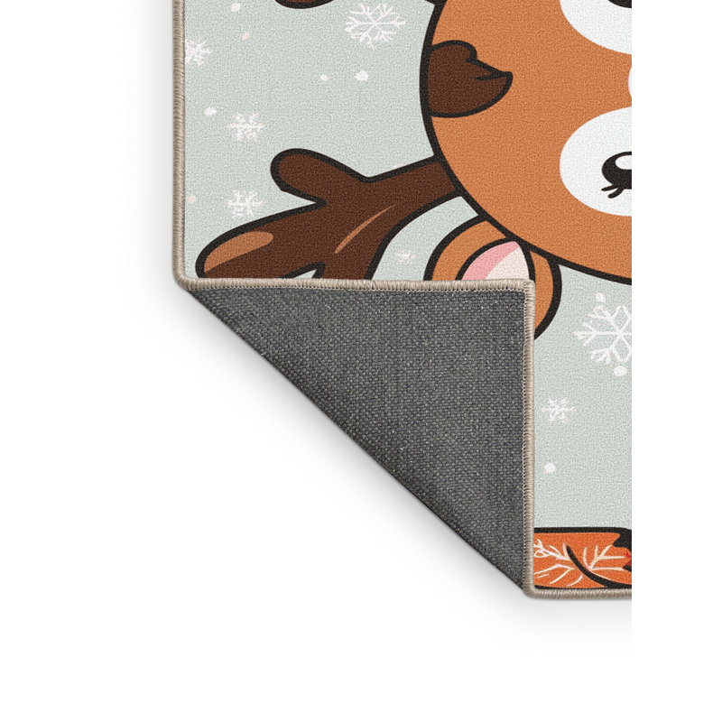 Tapis vacances de Noël The Holiday Aisle®, Rectangle 5 pi x 7 pi