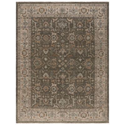 Izmir Hand-Knotted Wool Linen Area Rug