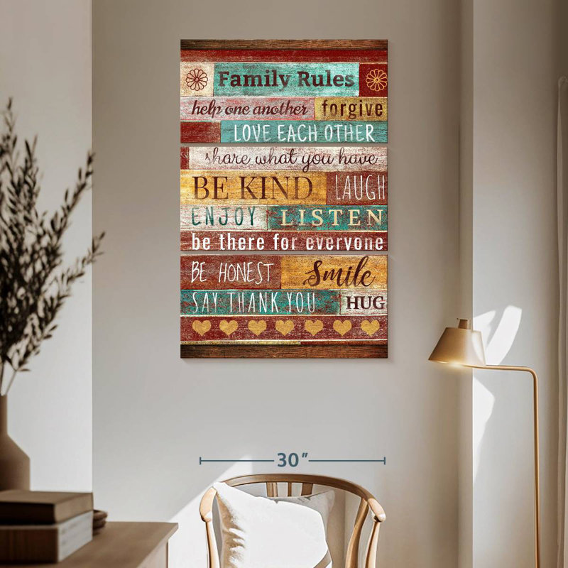 Tergel Family Rules Typographie I, H 65 po x l 42 po