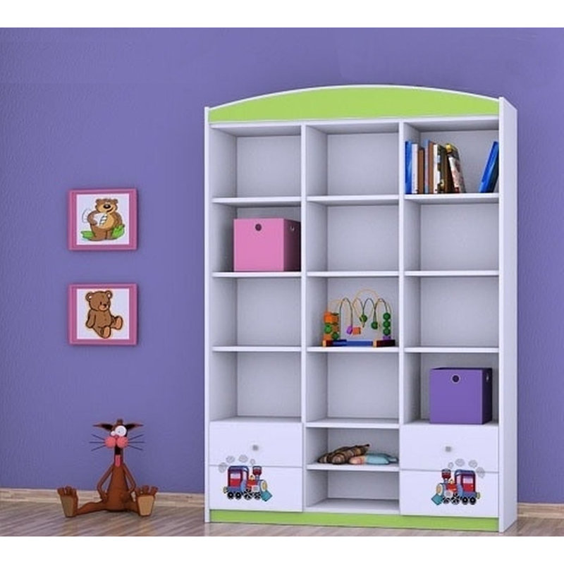 Sara 183cm H X 132cm W Kids Cube, Green